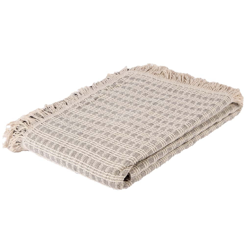2 Pack Turkish Throw Blanket Set 100% Cotton 65 x 84 inches