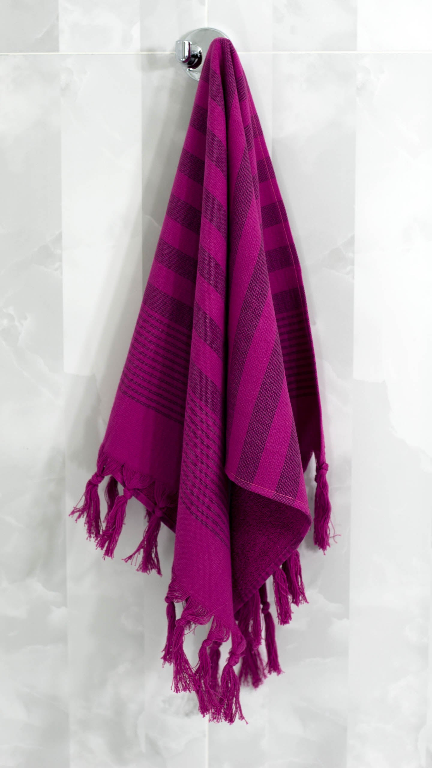 Turkish Home Hand Towel Set of 4, Variety Colors, 20 x 40 inches (Terry)