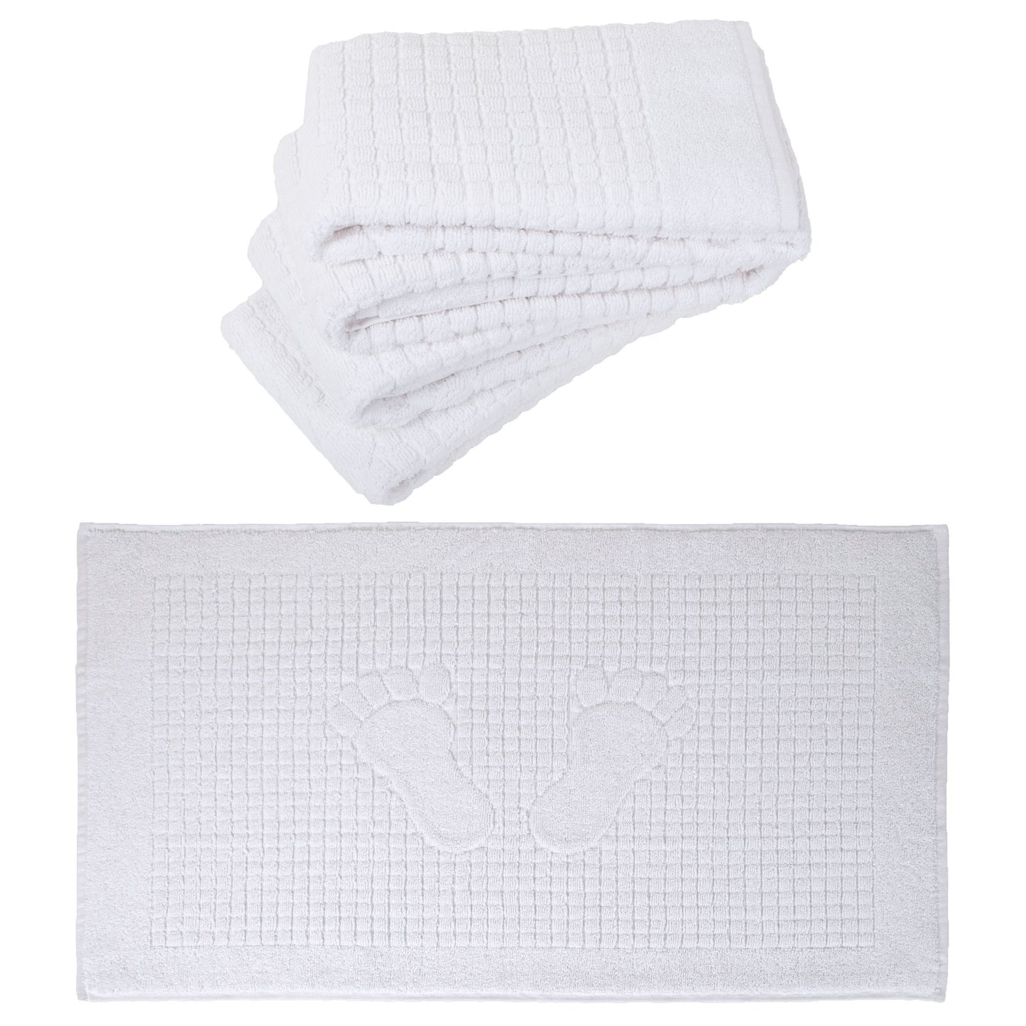 white mats